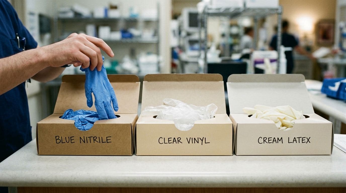Nitrile, Vinyl, or Latex? Choosing Exam Gloves for Your Facility